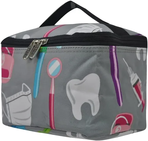 Miniatura 28 de NGIL Bolsa de cosméticos de viaje, bolsa organizadora de maquillaje para mujeres y niñas, Azul Rey Diamantina, Casual