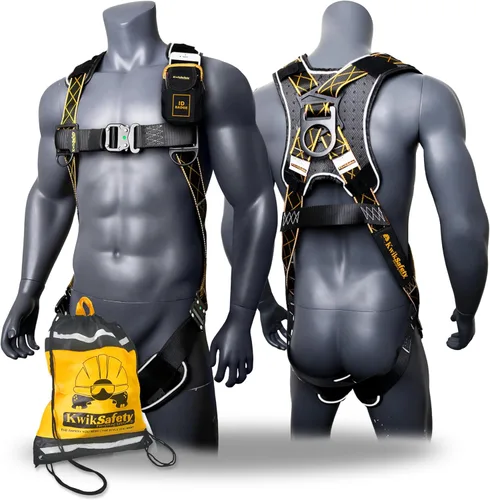 Miniatura 14 de KwikSafety - Charlotte, NC - TORNADO Fall Protection Safety Harness [Full Body Single D-Ring] Construction ANSI Tested OSHA Estándar