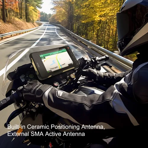 Miniatura 9 de HUGEROCK X70 Tablet Android resistente 7 pulgadas - 2600nits Tableta GPS de alto brillo para navegación de motocicleta, impermeable a prueba