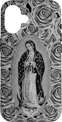 Miniatura 31 de Funda para iPhone 14 Pro Max Our Lady Virgen De Guadalupe Virgen María Floral
