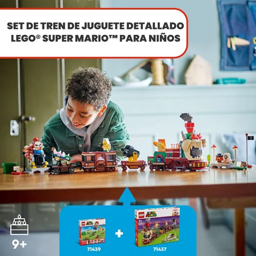 Miniatura 2 de LEGO Super Mario El Tren Expreso de Bowser - Juguetes de Construcción para Niños y Niñas, Edades 9+ Años - Juego de Simulación con Minifiguras