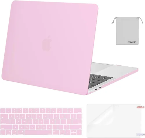 Miniatura 42 de MOSISO - Carcasa rígida de plástico, cubierta de teclado, protector de pantalla y bolsa de almacenamiento para MacBook Pro 13 pulgadas/33 cm Azul
