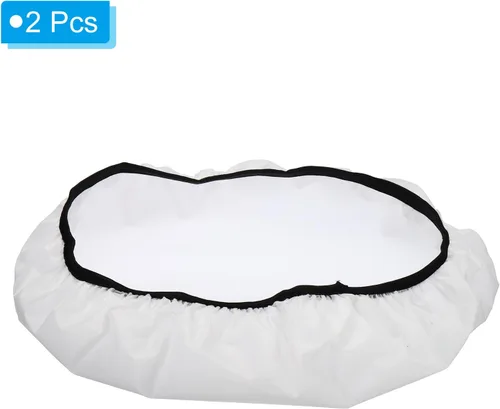 Miniatura 3 de PATIKIL Cubierta de lámpara difusora suave de 17 pulgadas, 16.5 in, paquete de 2 difusores de tela, reflector, calcetines para luz de flash, plato