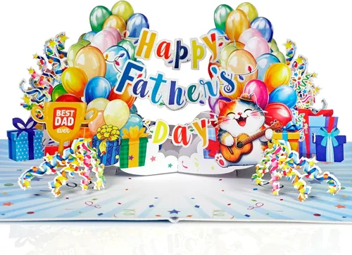 Miniatura 9 de CUTPOPUP - Impresionantes tarjetas para el día del padre, tarjetas de cumpleaños para hombres, regalos de idea 3D para él, tarjetas de cumpleaños