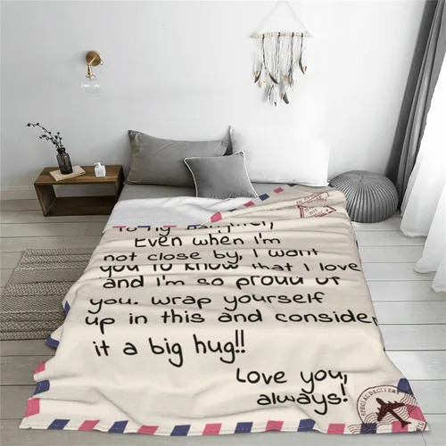Miniatura 4 de Regalos para hija, regalo para hija de mamá, regalos de cumpleaños para hija adulta de papá, manta de franela única para mi hija para Navidad, manta