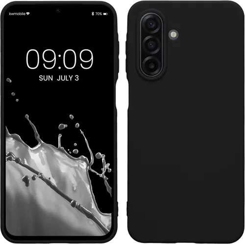 Miniatura 32 de kwmobile Funda compatible con Samsung Galaxy A23 4G / 5G - Funda de silicona TPU metálica suave y delgada - Rojo oscuro metálico