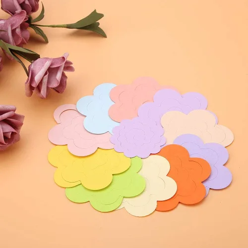 Miniatura 6 de Quilling Paper Blossom Paper Kit 20PCS Diseño de flores Colorido Kit de Quilling Papel Roseta Flor Quilling Paper (Color al azar)