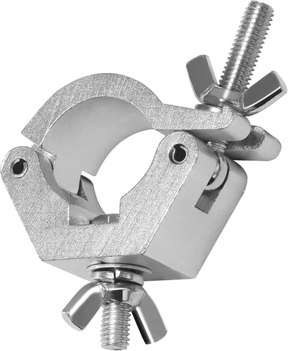 MAD OWL Gancho de abrazadera de seguridad para iluminación de escenario, montaje de armadura, 1.142-1.378 in de ancho, capacidad de carga de 110.2