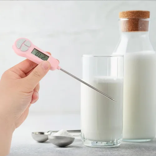 Miniatura 7 de Vela Horno Parrilla Monitor Sonda de Alimentos Medidor de Temperatura Digital para Suministros de Cocina Abs Barbacoa Dulces Horno