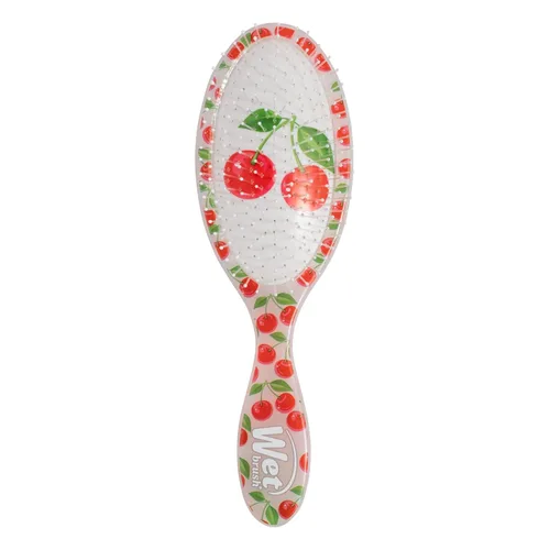 Wet Brush Desenredante original, cereza (Tutti Fruitti), cerdas IntelliFlex ultrasuaves que se deslizan a través de los nudos, cepillo de pelo Tutti