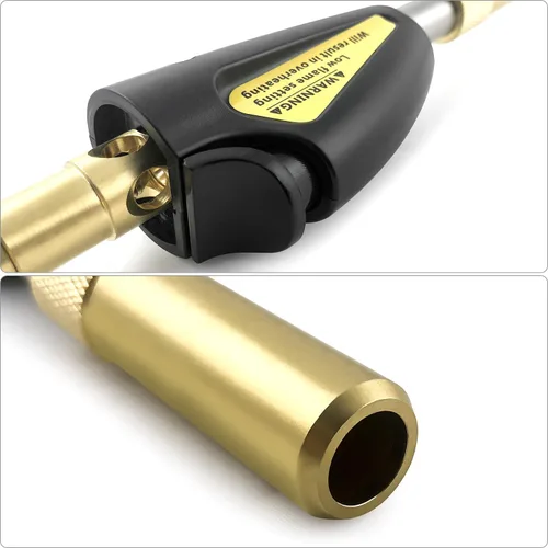 Miniatura 5 de QWORK Puntas de remolino de antorcha, paquete de 2, compatibles con gas MAP-Pro/LP, autoiluminación, regulador de autoencendido de gas, pistola