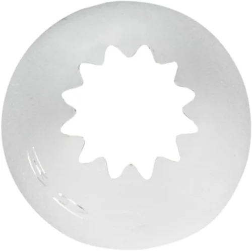 Miniatura 6 de Restaurantware Pastry Tek - Punta de pastelería reutilizable con punta de repostería de estrella abierta, punta de glaseado de acero inoxidable #32
