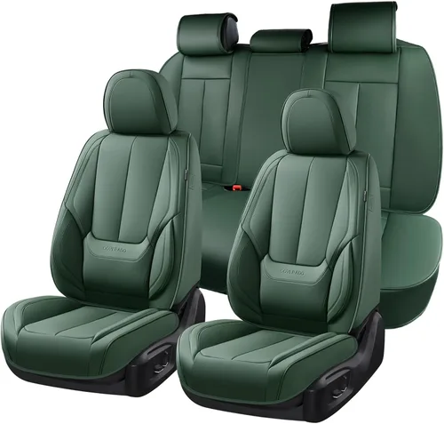 Miniatura 43 de Coverado Juego completo de fundas de asiento de automóvil, fundas de asiento para automóviles, fundas de asiento de coche beige para asientos