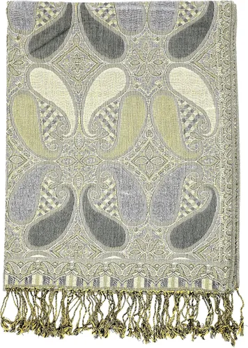 Miniatura 8 de Achillea Bufanda suave y sedosa de cachemira multicolor pashmina de doble capa