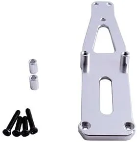 Miniatura 2 de Aluminio Shock Turm 0008 F & uuml; R WTY 12428 12423 1/12 Skala RC car Crawler Lkw Short Course Upgrade Teile Ersatz Zubehör 1 - (Color: gris claro)