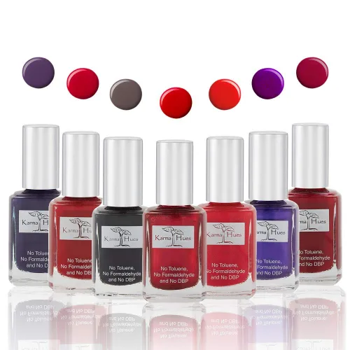 Karma - Paquete especial de esmalte de uñas, juego de base de esmalte de uñas, arte de uñas no tóxico, pintura de uñas vegana y libre de crueldad
