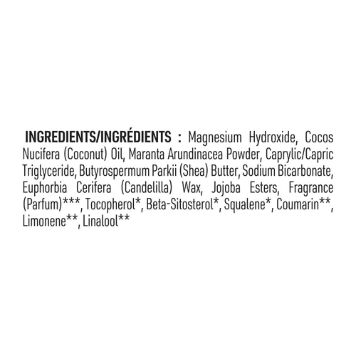 Miniatura 8 de Schmidt's Desodorante vegano sin aluminio lavanda y salvia con protección contra olores las 24 horas, para mujeres y hombres, ingredientes
