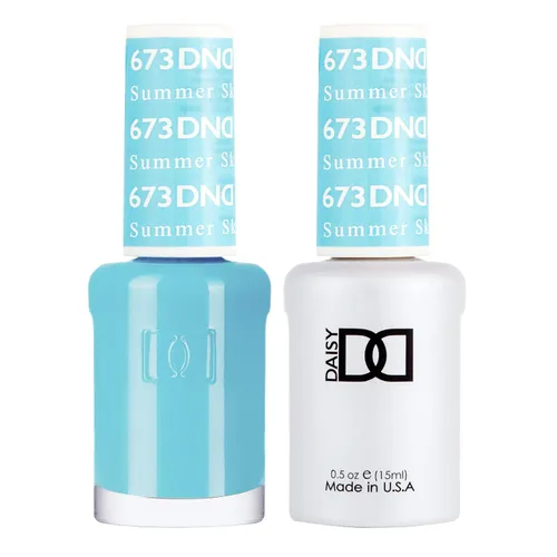 Miniatura 17 de Juego de esmalte de uñas de gel DND, Colección Azul, esmalte de gel UV/LED y laca de uñas de secado al aire, dúo de esmalte sin astillas a juego