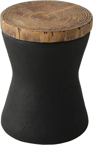 Miniatura 11 de SUNBURY Mesa auxiliar para interiores y exteriores, mesas auxiliares de 14 pulgadas de ancho para patio, mesa auxiliar decorativa, taburete