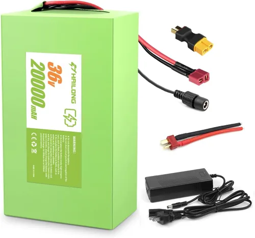 Miniatura 10 de Paquete de Energía Universal Recargable de 36V 8Ah con Adaptador de 42V 2A BMS de 20A y Diseño Impermeable (Sistemas de 200-500W)