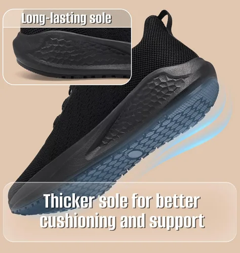 Miniatura 4 de SHULOOK Zapatos de trabajo antideslizantes para hombre, antideslizantes, para cocina, chef, zapatos de trabajo, restaurante, servicio de alimentos