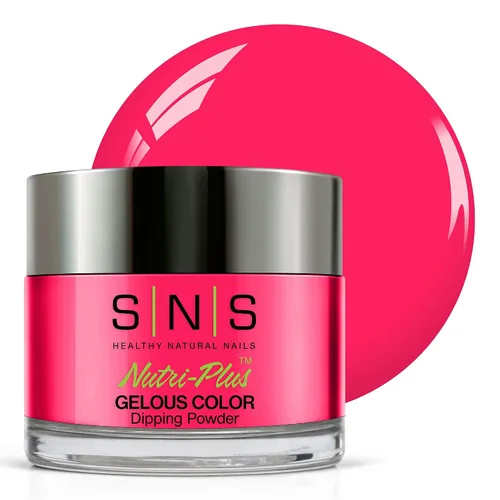 Miniatura 13 de SNS - Polvo de inmersión de uñas, polvo de inmersión de color, caramelo Hard Rock (naranja), CS051, color de uñas de larga duración dura 14 días