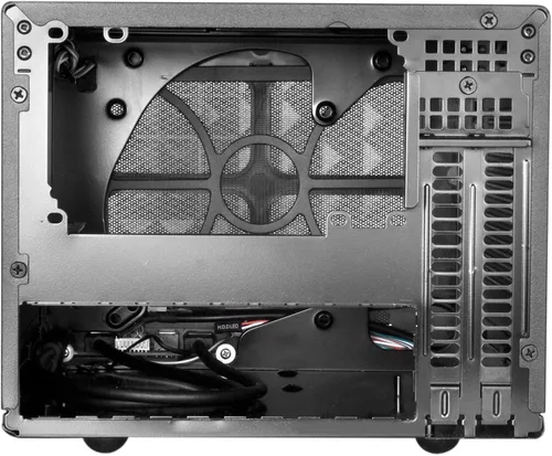 Miniatura 3 de SilverStone Technology Ultra Compact Mini-ITX - Carcasa para computadora con panel frontal de malla, color negro (SST-SG13B-USA)