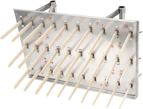 Miniatura 7 de 30 moldes de acero inoxidable para paletas de hielo, con 3 ranuras, soporte para palitos de helado, yogur congelado, para el hogar, bar
