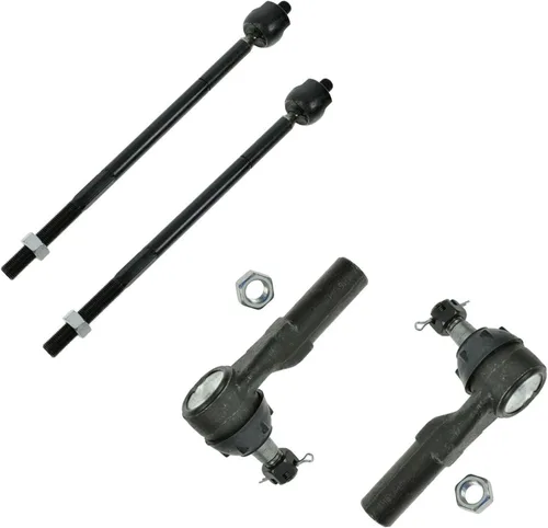Miniatura 25 de TRQ Juego de barras de acoplamiento delanteras interiores y exteriores de 4 piezas compatible con Jeep Cherokee 1991-2001 y Comanche 91-92