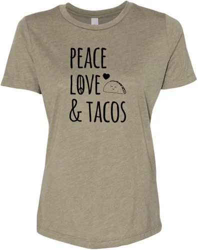 Miniatura 21 de Cute Women's Screen Printed Crew Neck Tee, Shirts With Sayings, Dusty Blue or Olive