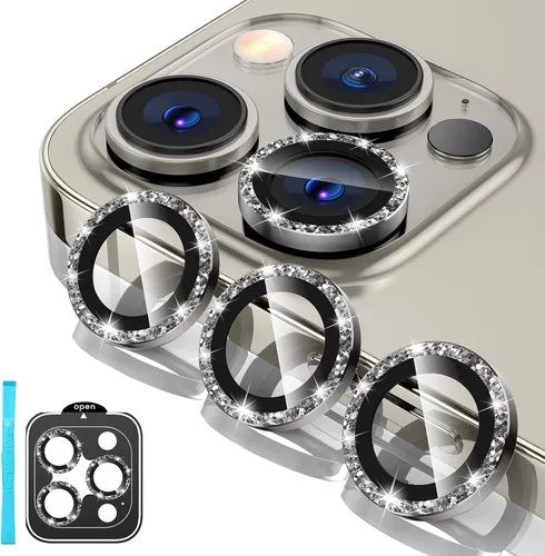 Miniatura 11 de Tensea Protector de lente de cámara Compatible para iPhone 17 Pro Max/17 Pro/15 Pro Max/15 Pro/16 Pro Max/16 Pro/14 Pro Max/14 Pro, Cubierta