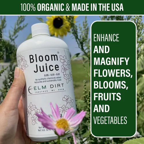 Miniatura 6 de Elm Dirt 's Bloom Juice para todas las plantas con flores (botella de 1-32 onzas)