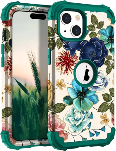 Miniatura 91 de Hocase Funda para iPhone SE 2022/2020, resistente a prueba de golpes, de plástico duro+goma de silicona, funda protectora híbrida para iPhone SE