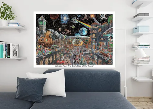 Miniatura 2 de Tom Masse afiche de arte Echoes from the Dark Side of the Moon, 36 x 24