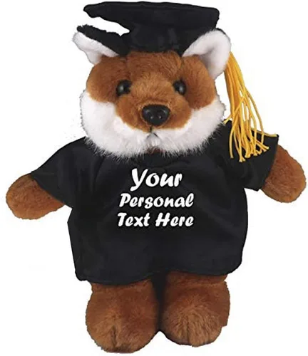 Miniatura 8 de Plushland Peluche de animal, juguetes de 12 pulgadas, regalo para el día de graduación, lo mejor para cualquier graduado de escuela, 12 pulgadas