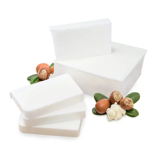 Miniatura 2 de Primal Elements Manteca de karité, base de jabón de glicerina hidratante para derretir y verter para manualidades y hacer jabón, fácil de cortar, 2