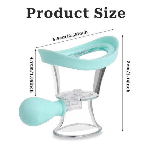 Miniatura 6 de Kit de lavado de ojos, taza de lavado de ojos de silicona, suministros de limpieza manual de presión de aire, herramienta de taza de limpieza