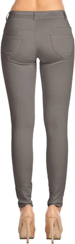 Miniatura 3 de 2LUV - Pantalones de uniforme elástico de 5 bolsillos para mujer