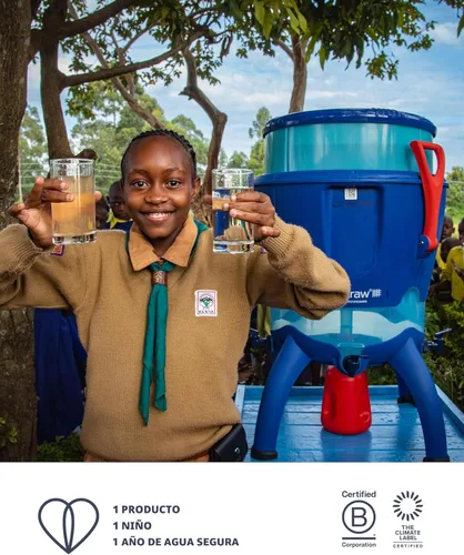 Miniatura 11 de LifeStraw Filtro de agua personal para senderismo, camping, viajes y preparación para emergencias Azul