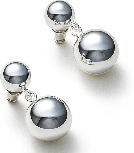 Miniatura 2 de C.Paravano Aretes de aro de oro de 18 quilates y plata esterlina para mujer