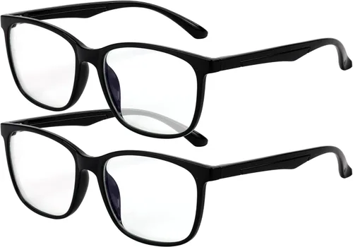 Miniatura 6 de Lentes de bloqueo de luz azul cuadrados para computadora/juegos/TV/teléfono-99% filtrado de luz azul para hombres y mujeres