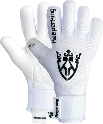Miniatura 8 de Keeperking Guantes profesionales de portero de fútbol para niños, chicos, jóvenes, adultos, hombres, guantes de portero de fútbol con agarre fuerte