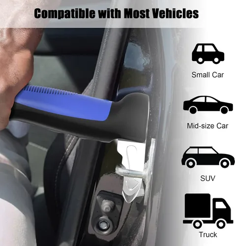Miniatura 7 de Manijas de soporte de vehículo 5 en 1, asas de asistencia de puerta automotriz portátiles para ancianos, mango multifunción para automóvil