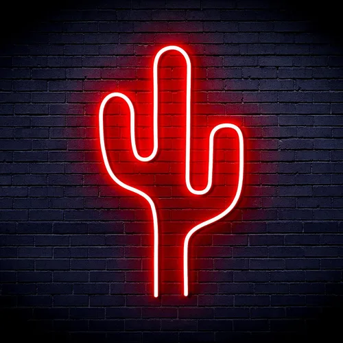 Miniatura 15 de AdvPro Cactus Flex Silicona LED Neon Sign - Azul - st16s32-fnu0038-b