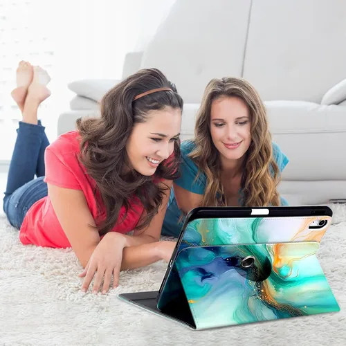 Miniatura 9 de Funda giratoria para iPad Air 5ª generación 2022, iPad Air 4ª generación 2020, iPad Air m2 de 11 pulgadas 2024, para Apple Air 5/4 10.9 y 6ª Noche