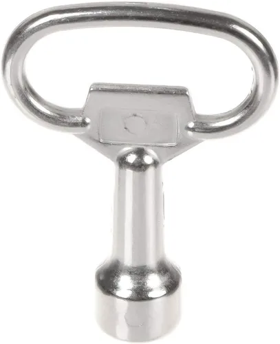 Miniatura 5 de Llave de enchufe triangular de 0.315 in con llave de metal triangular para panel de tren con cerradura de cajón de seguridad (6 unidades)