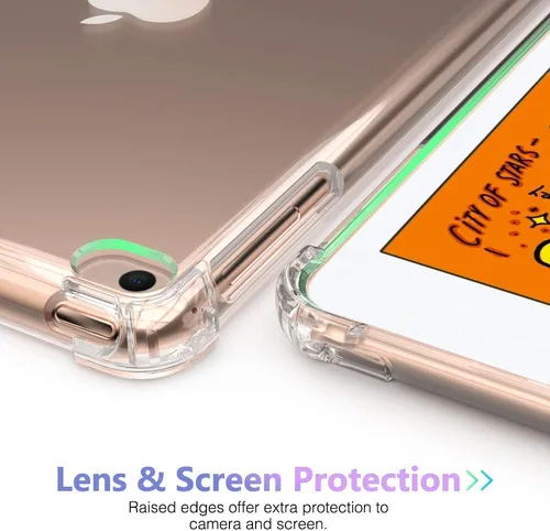 Miniatura 5 de Callyue Funda transparente para iPad mini 5 / Mini 4 / Mini 3 2 1, funda protectora de goma suave de silicona de esquina lateral para tableta Apple