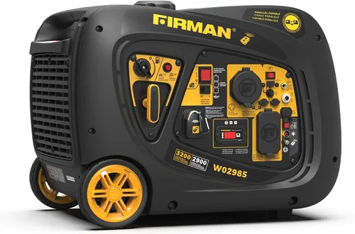 Miniatura 16 de FIRMAN Generador portátil con inversor de gas W03382, potencia de arranque eléctrico de 3650 W, silenciador silencioso de la serie Whisper, modo