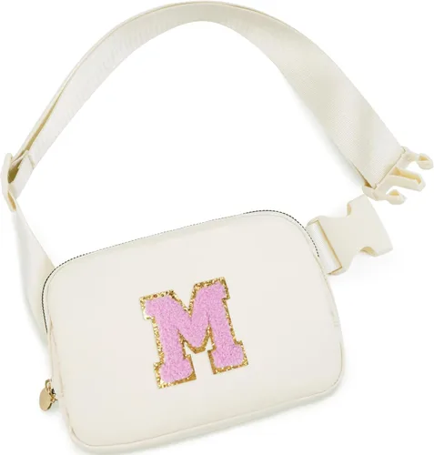 Miniatura 23 de Bolsa de cinturón para niñas y mujeres, bolsas cruzadas, riñonera, riñonera personalizada, Negro, Small