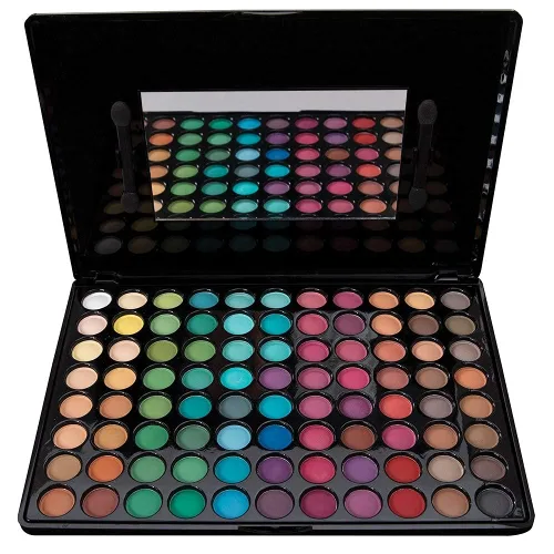 ForPro Professional Collection Bebeautiful - Sombra de ojos de maquillaje profesional con aplicadores, paleta de 88 colores, mate